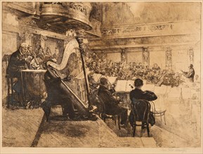 Wiener Philharmoniker, 1926. Creator: Schmutzer, Ferdinand (1870-1928).
