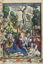 Lamentation. From the Great Passion (Passio domini nostri Jesu), 1511. Creator: Dürer, Albrecht (1471-1528).