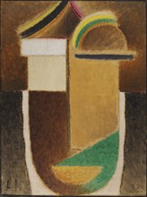 Abstract Head (Constructive Head), 1933. Creator: Jawlensky, Alexei, von (1864-1941).