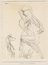 accompanied by the animal, 1926. Creator: Klee, Paul (1879-1940).