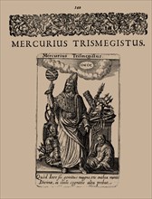 Hermes Trismegistus. From De divinatione et magicis praestigiis, 1616. Creator: Bry, Johann Theodor de (1561-1623).