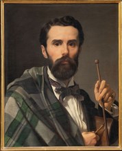 Self-portrait, 1858. Creator: Mussini, Luigi (1813-1888).