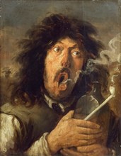 The smoker, 1635-1636. Creator: Craesbeeck, Joos van (1605/06-ca1660).