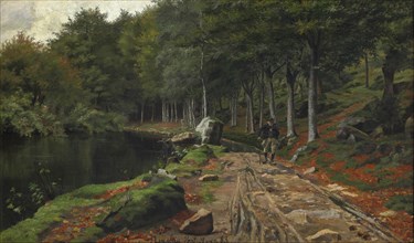 The Bois d'Amour in Pont-Aven, 1883. Creator: Luplau, Marie (1848-1925).