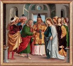 Mary's engagement to Joseph, c.1510-1515. Creator: Gandolfino da Roreto (active 1493-1510).
