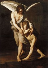 Guardian Angel, 1618. Creator: Galli, Giovanni Antonio (1585-1652).