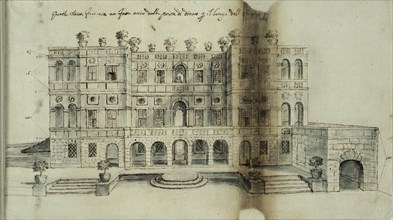 Project for the Villa del Vascello, 1663. Creator: Bricci, Plautilla (1616-1705).