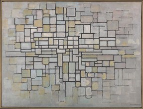 Composition No. 2, 1913. Creator: Mondrian, Piet (1872-1944).