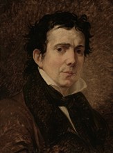Portrait of sculptor Pompeo Marchesi (1789-1858), 1830. Creator: Hayez, Francesco (1791-1882).