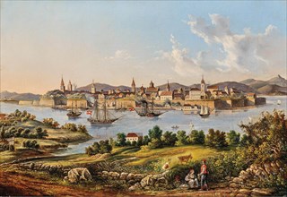 View of the city of Zadar, 19th century. Creator: Unknown artist.