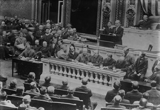 President Wilson addressing Congress, 1913. Creator: Bain News Service.