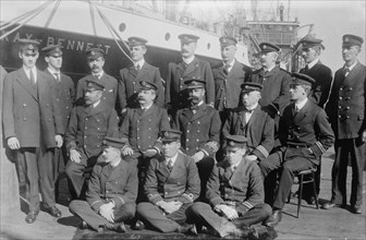 Capt. and crew of MACKAY-BENNETT, between c1910 and c1915. Creator: Bain News Service.