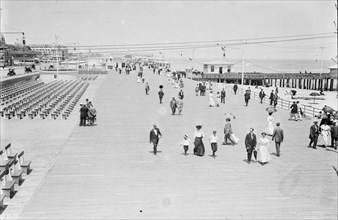 Board walk, Asbury, 1911. Creator: Bain News Service.