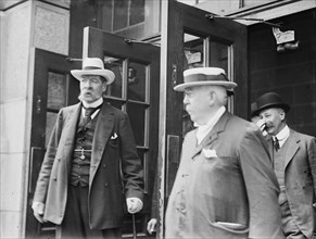 Duke of Grafton (Earl of Euston) with others, 1910. Creator: Bain News Service.