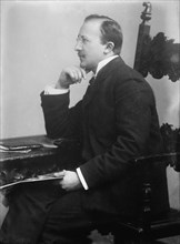 Dr. Franz Nagelschmidt seated at desk, 1910. Creator: Bain News Service.