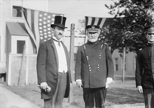 Sec'y Stimson, Gen. F.D. Grant, 1911. Creator: Bain News Service.