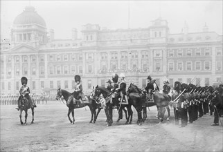 King George V at Trooping of Colors, May 1911. Creator: Bain News Service.