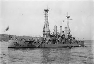 USS Kansas, between c1910 and c1915. Creator: Bain News Service.