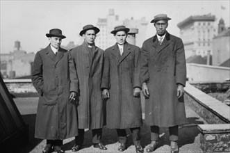 Lew G. Henderson; Vincent Genoves; E.K. Miller; and Duke P. Kahanamoku, 1912. Creator: Bain News Service.