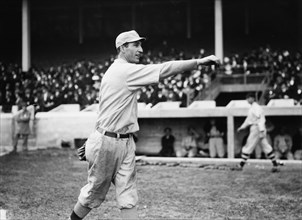 Mickey Doolan, Philadelphia NL, at Polo Grounds, NY (baseball), 1912. Creator: Bain News Service.