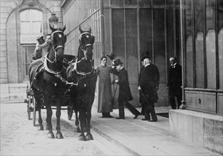 Prince of Wales leaves Elysee Palace, between c1910 and c1915. Creator: Bain News Service.