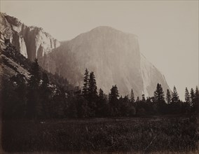 El Capitan, 3600 Ft. Yosemite, 1860's Creator: Carleton Emmons Watkins.