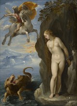 Perseus Rescuing Andromeda, 1594/95. Creator: Giuseppe Cesari.