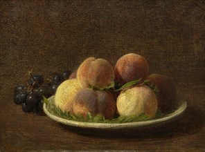 Peaches And Grapes, 1894. Creator: Henri Fantin-Latour.