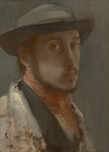 Self-Portrait, 1899. Creator: Edgar Degas.