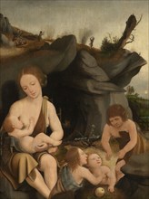 Eve And Four Children, c1520. Creator: Jan Mostaert.