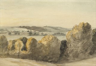 Dedham Vale From The Road To East Bergholt, Sunset, 1810. Creator: John Constable.