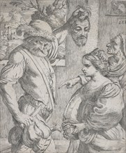 The beheading of John the Baptist, 1625-1630. Creator: Giuseppe Caletti.
