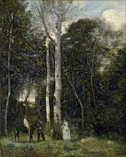 The Parc des Lions at Port-Marly, 1872. Creator: Jean-Baptiste-Camille Corot.