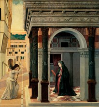 The Annunciation, 1475. Creator: Gentile Bellini.