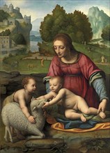 Virgin and Child with the Infant Saint John the Baptist, 1523. Creator: Bernardino Luini.