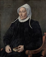 Portrait of a Woman aged Fifty-six, 1594. Creator: Cornelius Ketel.