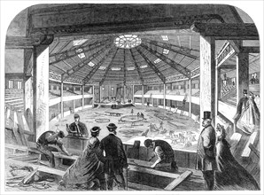 Interior of the Shakspeare Pavilion at Stratford-on-Avon, 1864. Creator: Unknown.