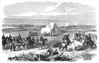 The War in Denmark: a skirmish near Fredericia, 1864. Creator: Unknown.