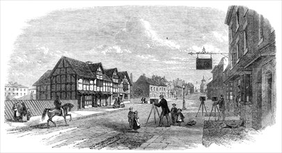 Henley-Street, Stratford-On-Avon, with Shakspeare's House, 1864. Creator: Unknown.