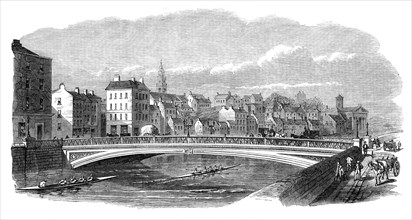 The new Northgate iron bridge at Cork, 1864. Creator: Unknown.