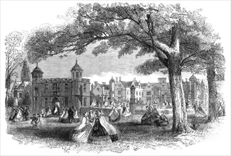 The Shakspeare Commemoration at Stratford-On-Avon: visit to Charlecote, 1864. Creator: Unknown.