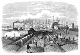 The Metropolitan Main-drainage works at Crossness, 1864. Creator: Unknown.