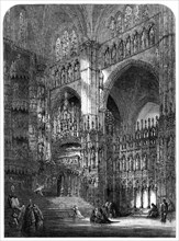 Chapel Of The High Altar In The Cathedral Of Toledo, by S. Read,...Water Colours, 1864.  Creator: W Palmer.