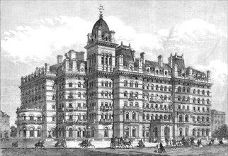 The Langham Hotel, Portland-Place, 1865. Creator: Unknown.