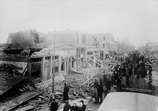 Omaha, 24th & Lake Sts. after cyclone, between c1910 and c1915. Creator: Bain News Service.