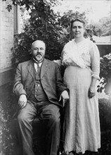 John L. Stevens & wife, between c1910 and c1915. Creator: Bain News Service.