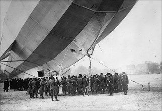 Zeppelin III at Luneville, 1913. Creator: Bain News Service.