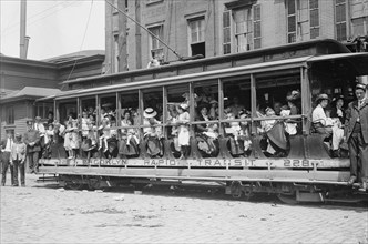 Fresh air outing, 1913. Creator: Bain News Service.