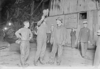 Aqueduct fire rescued, 1913. Creator: Bain News Service.