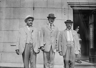 A.H. Runge, Com'r Johnson, Geo. C. Hale, between c1910 and c1915. Creator: Bain News Service.